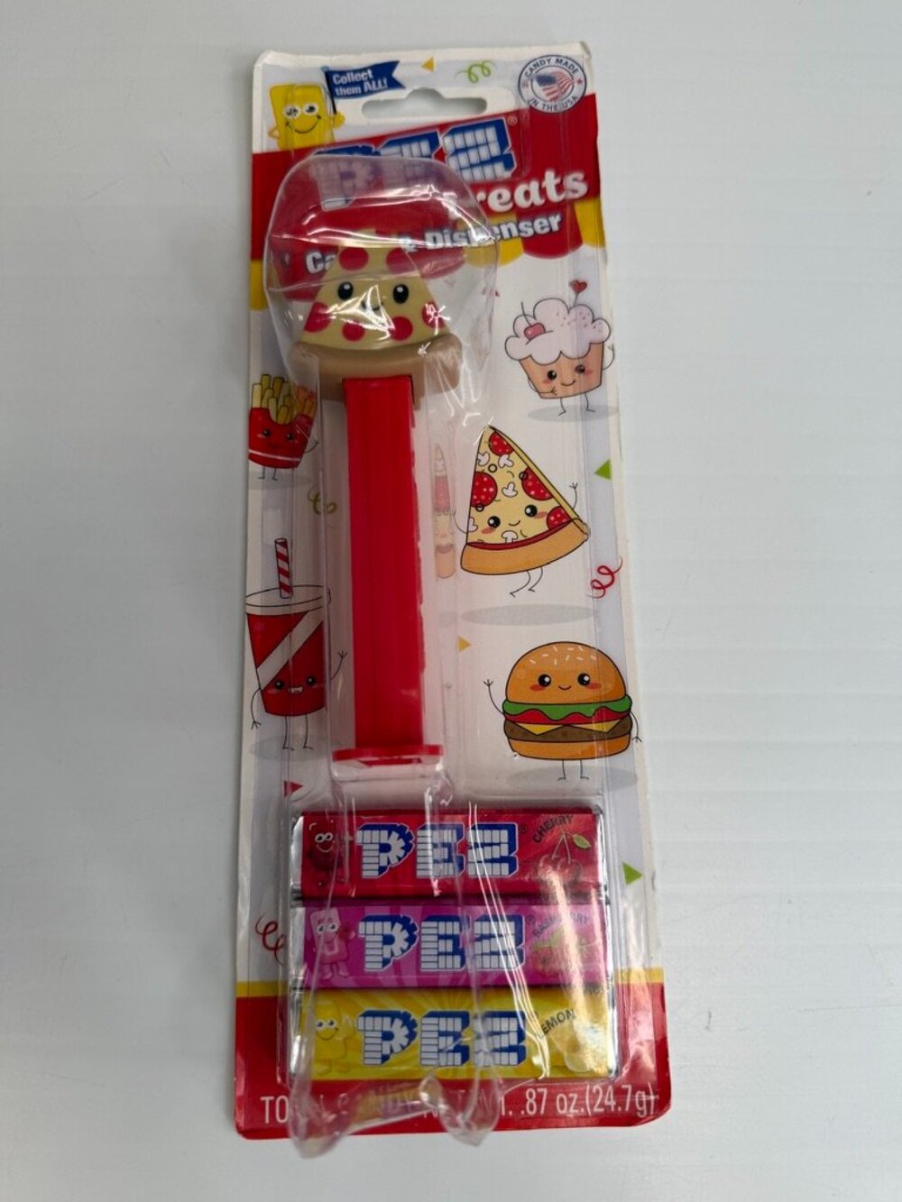 Pizza Slice Pez Dispenser Toy Treats Collect Retro Holiday Work Party Core Ni